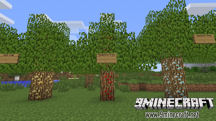TreeOres Mod 1.11.2, 1.10.2 (Grow Trees Made of Ores) 8