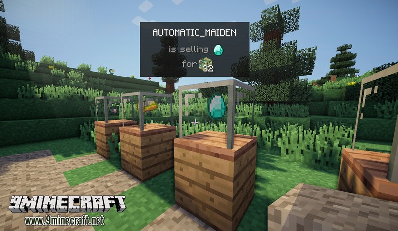 Vending Block Mod 1.12.2, 1.11.2 (Trading Machine) 2