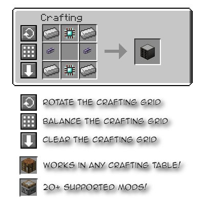 Crafting Tweaks Mod (1.20.2, 1.19.4) - Rotate, Balance, Clear 2