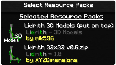 Lidrith 3D Models Resource Pack 7