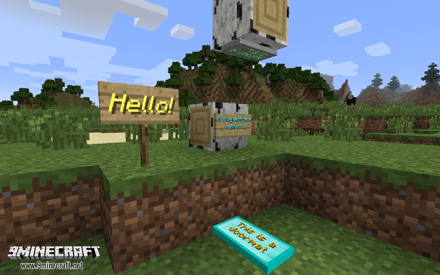 MoarSigns Mod 1.12.2, 1.11.2 (Emerald, Diamond Signs) 6