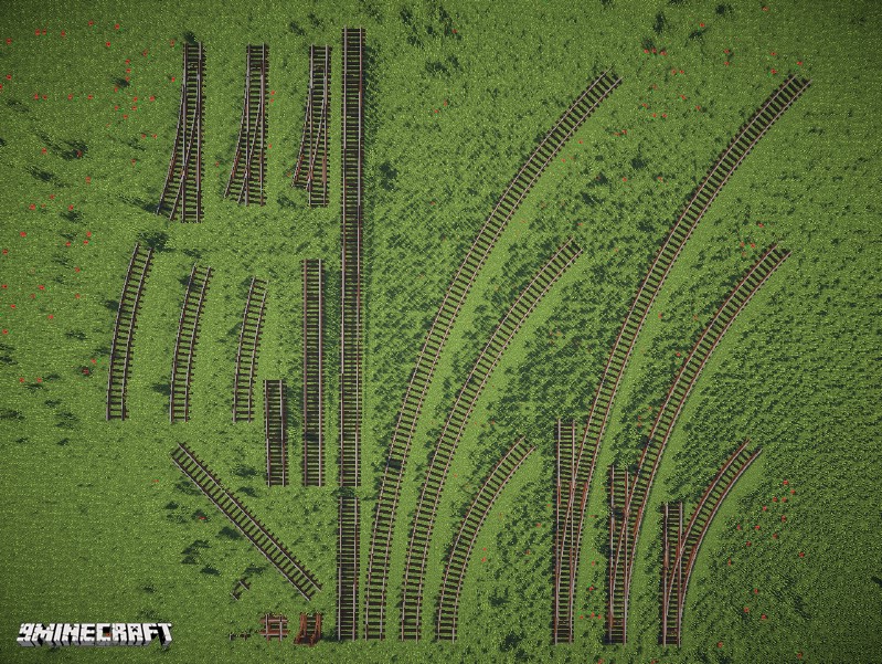 Rails of War Mod 1.12.2, 1.7.10 (Full-Sized Railways) 4