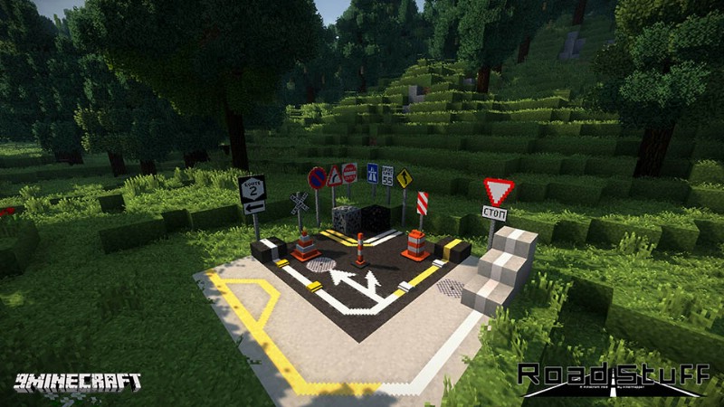 Road Stuff Mod 1.7.10 2