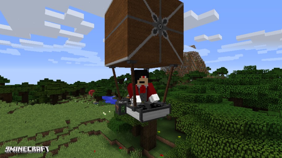 ViesCraft Mod (1.19.2, 1.18.2) - Airships, Aircrafts, Hot Air Balloon 2